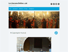 Tablet Screenshot of lallacunaonline.cat